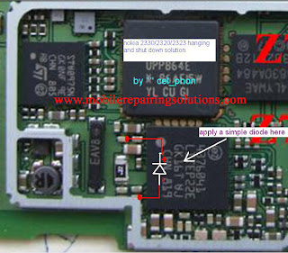 Nokia 2320 Hanging / auto restart or shutdown and auto on off problem  -  solution