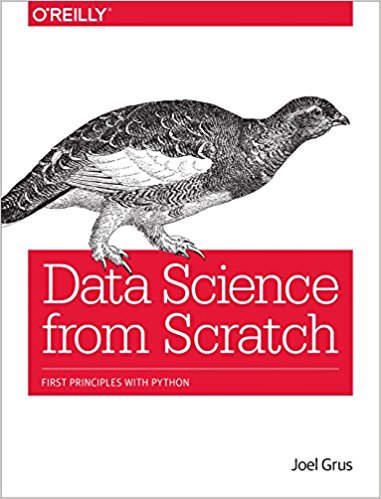 Data Science from Scratch front cover