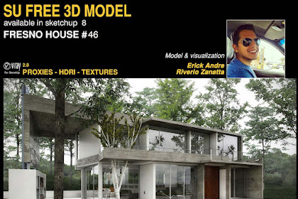 Awesome Complimentary Sketchup 3D Model Fresno Menage #46
