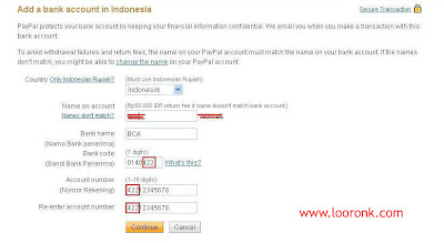 withdraw paypal to Bank Indonesia