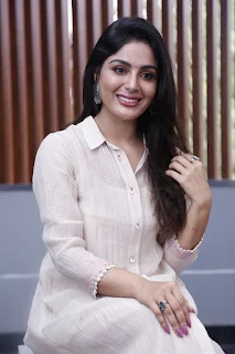 Samyuktha Menon Cute Stills at Bimbisara Movie Interview