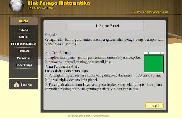 contoh media pembelajaran alat peraga matematika