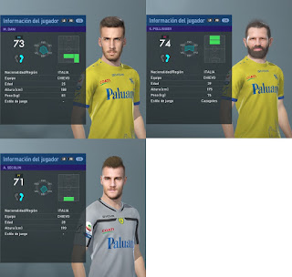 PES 2019 Facepack Chievo Verona by Francisco1507