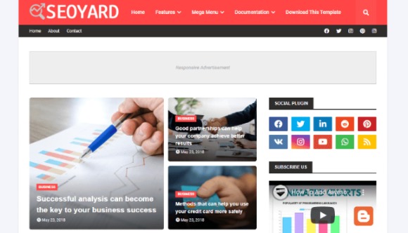 Seoyard Blogger Template