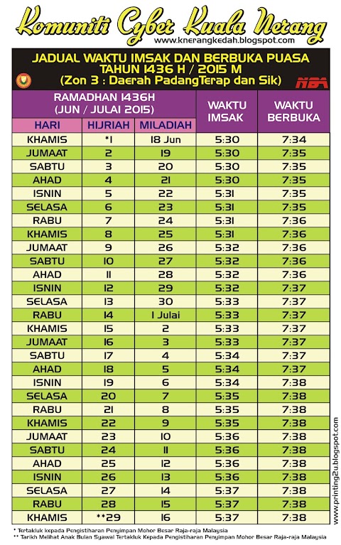 Waktu Berbuka Puasa Sabah 2019 - Panduan buat seluruh umat islam di malaysia.