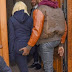 Photos: Kanye grabs  Kim's butt as the two  return to their hotel