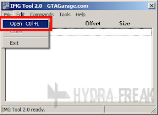 Cara membuka file dengan IMG Tool