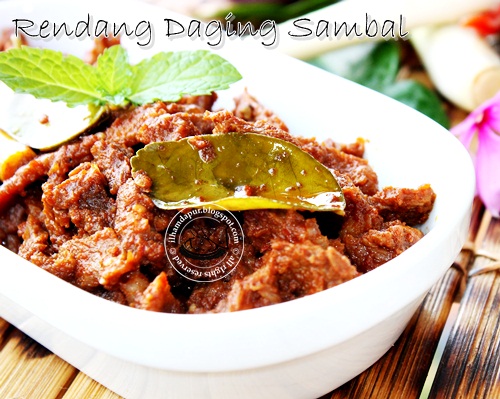 Ilham Dapur: Rendang Daging Sambal (Tanpa Santan)