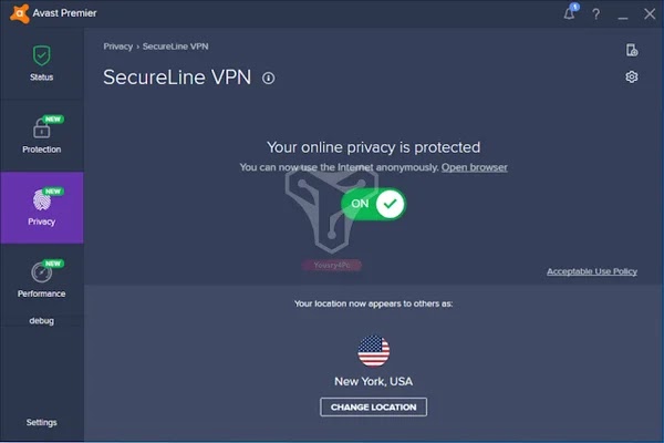 تحميل برنامج Avast SecureLine VPN للتخفي والتصفح الأمن