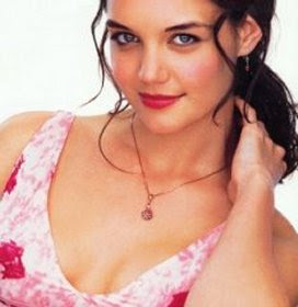 katie holmes long hair