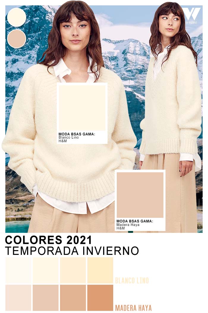 Looks con chalecos otoño invierno 2021 Colores claros moda