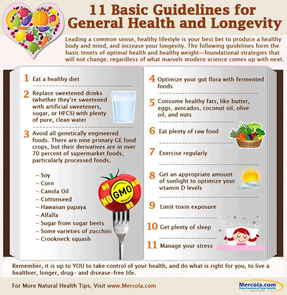 11 Guidelines for Healthy Life | Fitness And Weight Loss Tips