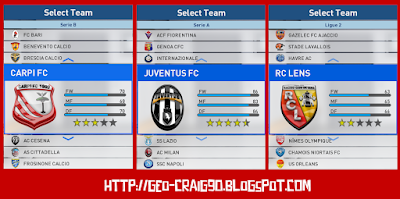 PES 2017 3D Club Logos