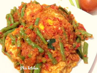 Telur Buncis Sambal Tomat