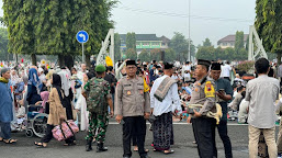   Polres Purbalingga Jaga dan Amankan Sholat Idul Fitri di Seluruh Wilayah