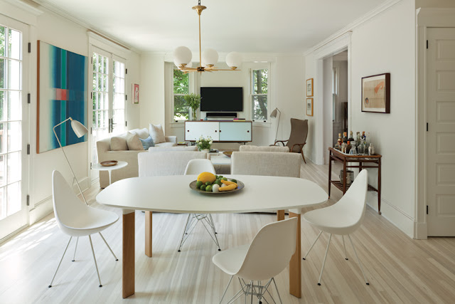 Modern Swedish farmhouse design by Nestor Santa-Cruz found on Hello Lovely