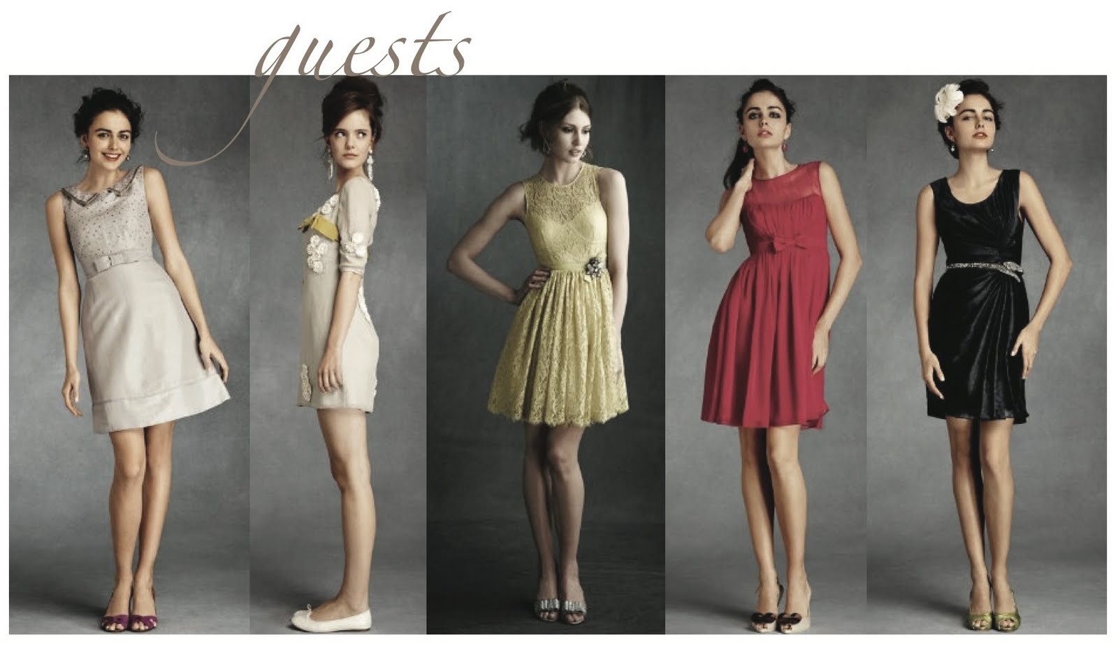 dresses guests to wear to a