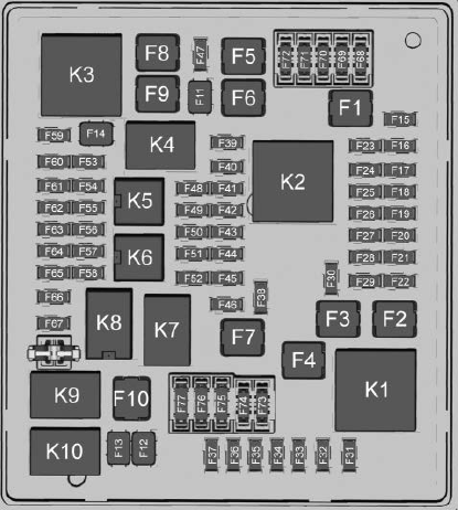 Engine Compartment Fuse Block Diagram