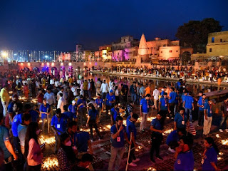 A team from Guinness was present as the judge of the event.  By setting this world record, Ayodha Diwali