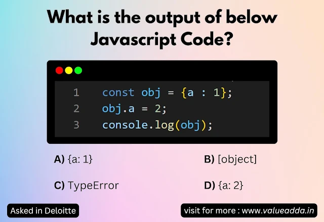 Why You Can Change Properties of a const Object in JavaScript. JavaScript const Keyword. const Object Property Updates Explained with Example. const Does not Mean Constant JavaScript Object Mutability Explained Clearly