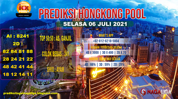 PREDIKSI HONGKONG   SELASA 06 JULI 2021