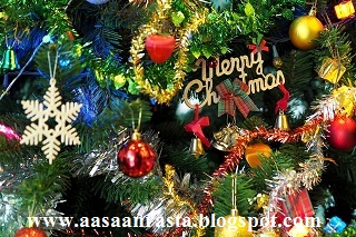 Christmas decoration - (www.aasaanrasta.blogspot.com)