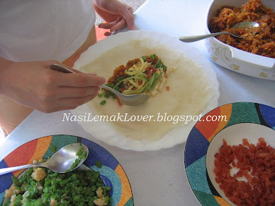 Nasi Lemak Lover: Chinese Popiah (crepe with mix 