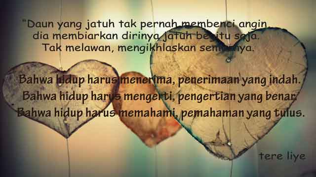 Quotes Tere Liye Tentang Hidup / Quotes Tere Liye Tentang Cinta dan