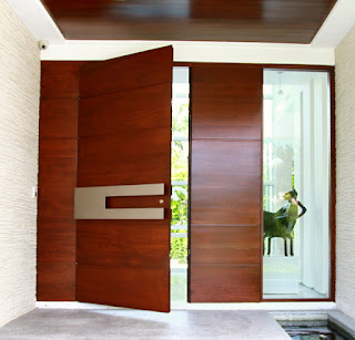 model kusen pintu kayu modern