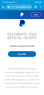 paypal, paypal 150 voucher, paypal 2020 offer, paypal cashback, paypal free gift, paypal free gift voucher, paypal india, paypal latest offer, paypal myntra offer, Paypal offer, 