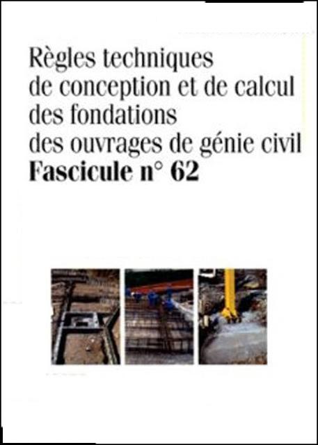 : règles technique de conception et de calcul des fondation des ouvrages de génie civil pdf