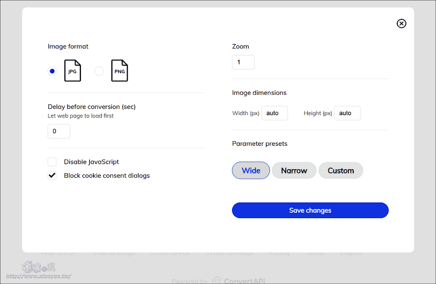 Web to PDF 線上抓取網頁儲存PDF和圖片