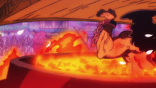 ワンピース アニメ 974話 光月おでん 赤鞘九人男 釜茹での処刑 ONE PIECE Episode 974 KOZUKI ODEN Nine Red Scabbards