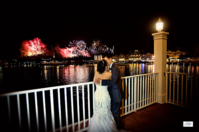 Wedding Photography at Disney World Atlantic Dance Hall