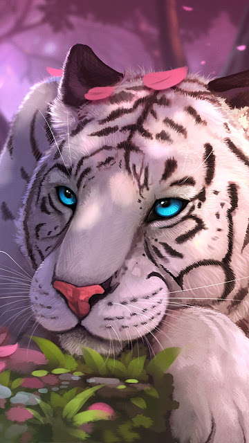 Fantasy White Tiger Wallpaper