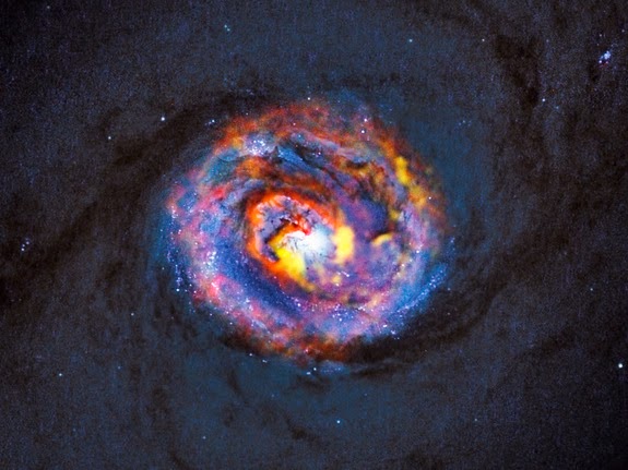 Imagem: Jatos misteriosos na galáxia NGC 1433