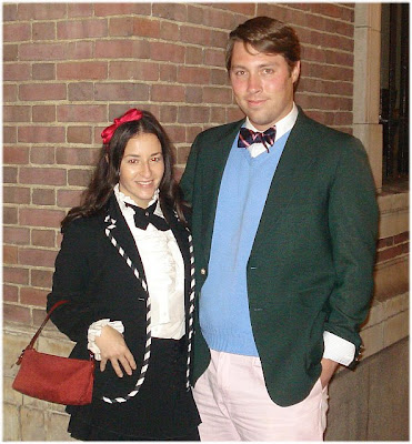 It was a fun costume and we did our best not to let down Blair and Chuck