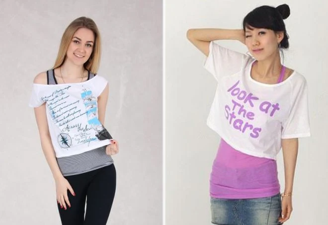 মেয়েদের টি শার্ট ডিজাইন - মেয়েদের গেঞ্জি পরা পিক ও মেয়েদের টি শার্ট ডিজাইন - Girls t shirt design - NeotericIT.com