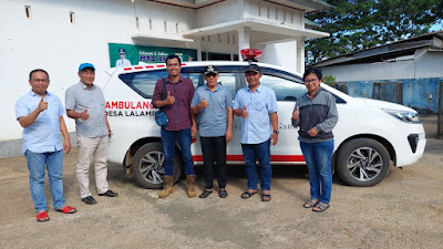 PT CGG Sumbang Ambulance Di Desa Lalampu