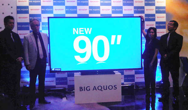 Price of Sharp AQUOS TV 90 "(Inchi) Real Aluminum Frame and Brushed Metal Finish