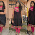 Samatha in Black Salwar Kameez