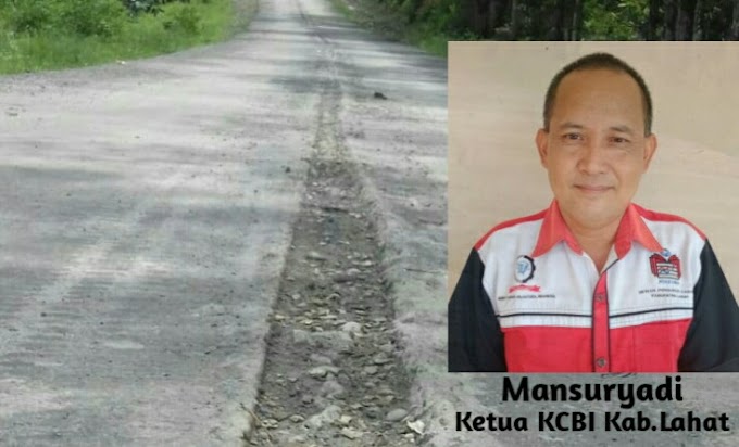 KCBI Bakal Laporkan Dugaan Korupsi Pemeliharaan Jalan di Kikim Timur Ke Kejaksaan Agung RI
