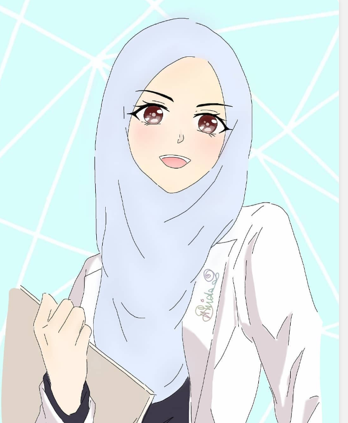 Wow 22 Gambar  Kartun  Dokter  Muslimah  Richa Gambar 