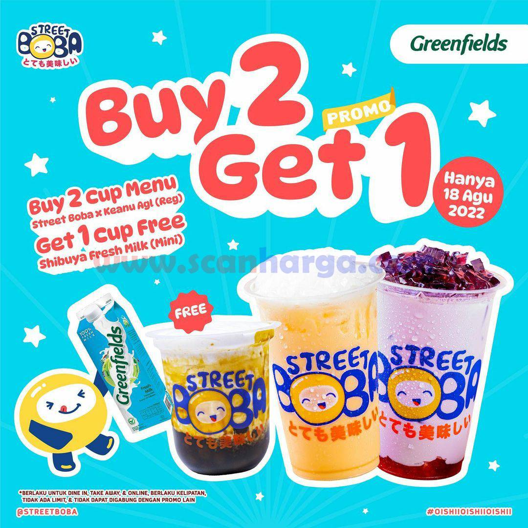 STREET BOBA with KEANU AGL Promo BELI 2 GRATIS 1