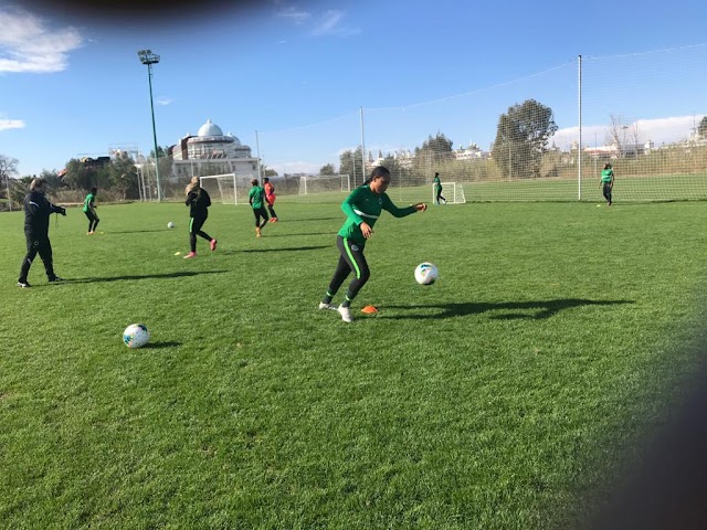 Nigeria vs CSKA Moscow: Some Training Photos of Super Falcons in Turkey