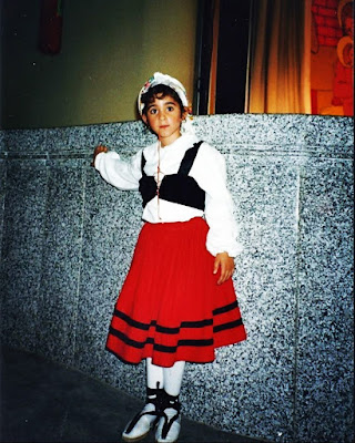 Alba Flores childhood photo 2