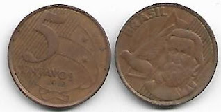 Moeda de 5 centavos, 2002