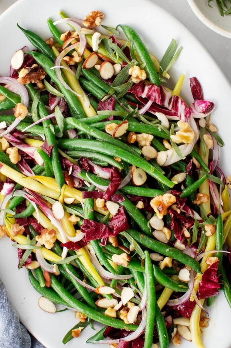 Green Bean Salad - summertime favorites for a Biblically clean cookout - easy and healthy potluck recipes | Land of Honey