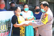 Polri Peduli, Polda NTB Salurkan Bantuan Sembako di Tiga Lokasi Kota Mataram