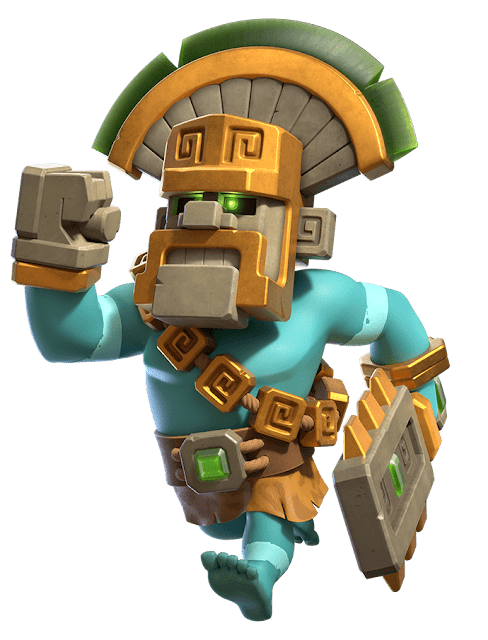 clash of clans barbarian king jungle king skin png render gameswithaditya